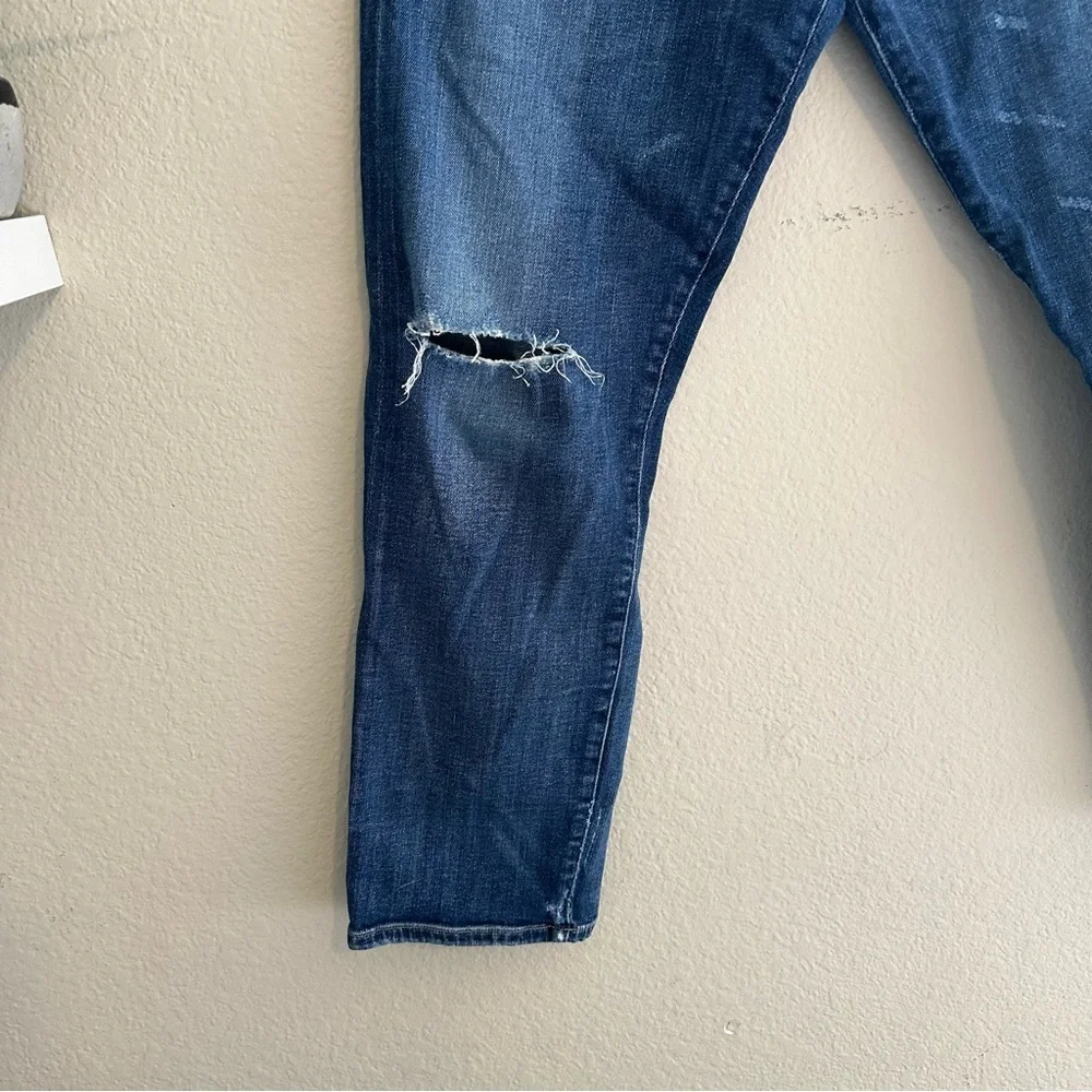 Agolde Isabel Slim Boyfriend Ankle in Starwood Distressed size 30